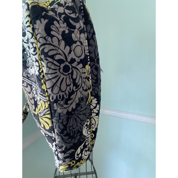 VERA BRADLEY ~ Shoulder Purse Handbag in Baroque Yellow Black Gray - Picture 3 of 4